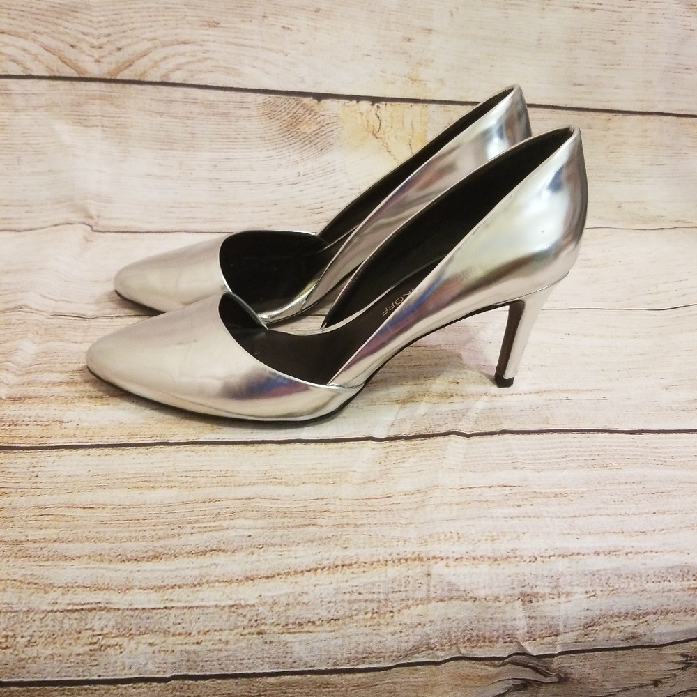 Silver Rebecca Minkoff Heels - Picture 2 of 8